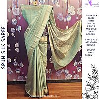BEAUTIFUL SPUN SILK SAREE  SRCSFSC24532