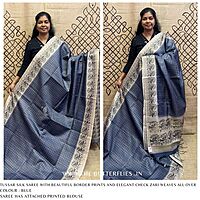 TUSSER SILK SAREE SFHSTSK24625