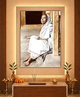 [PP] Holy Mother Sri Sarada Devi - Seated on Veranda - Jayrambati
