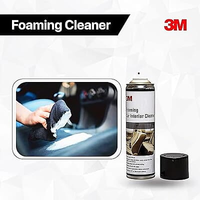 3M Foaming Car Interior Cleaner (580 g) | Upholstery and Leather Cleaner | Removes Tough Stains and Dirt Inside Your Car