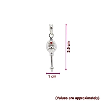 Silver Vel Murugan Dollar Locket Pendant - 925 Silver