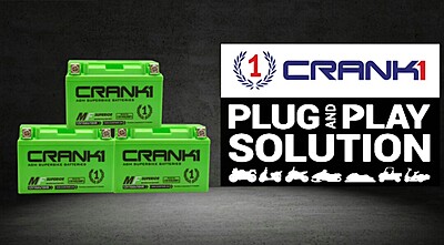 Crank1 Battery (CB12B-BS) Crank1 Battery (CB12B-BS)