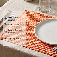 Cotton Woven Placemats | Heat Resistant
