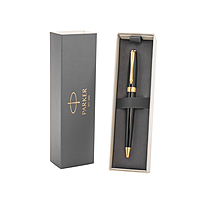 Parker Fusion Laque Black Gold Trim Ball Pen