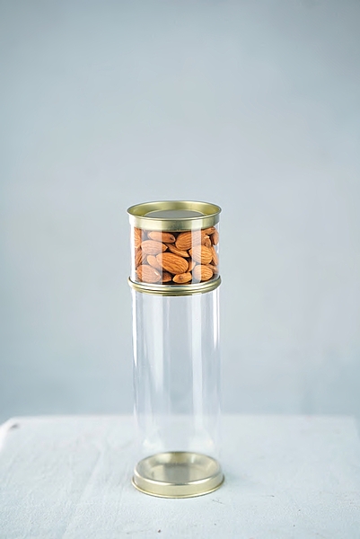 CLEAR TIN jar -125 ML