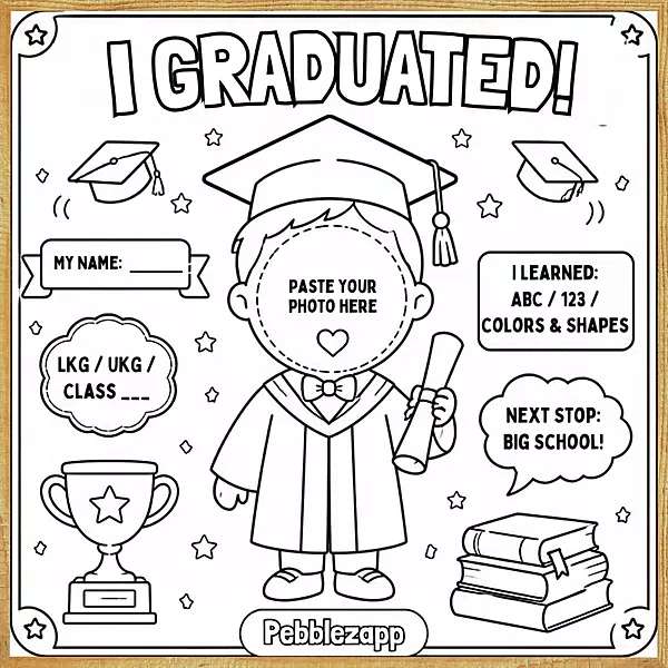 I Graduated – Colour & Frame Kit