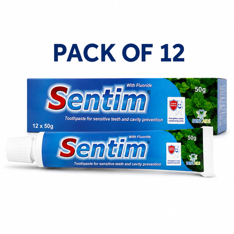 Dentaids Sentim SF Toothpaste 50gm Pack of 12 – Sensitive Teeth Care