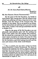 Sri Ramakrishna, Our Refuge