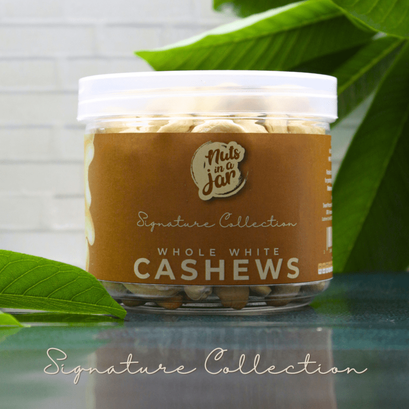 Nuts in a Jar Whole White Cashews Signature W240 250 Grams Nuts in a Jar Whole White Cashews Signature W240 250 Grams