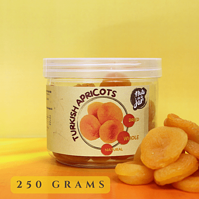 Nuts in a Jar Dried Turkish Apricots 250 Grams Nuts in a Jar Dried Turkish Apricots 250 Grams