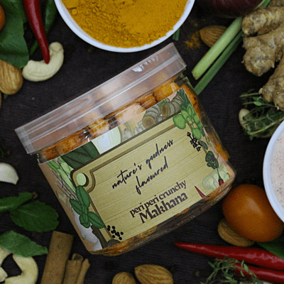 Gourmet Peri Peri Crunchy Makhana 50 Grams