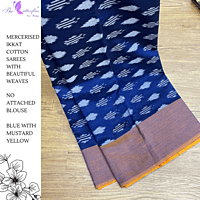 IKKAT MERCERISED COTTON SAREE BGHSDIC23315 IKKAT MERCERISED COTTON SAREE BGHSDIC23315