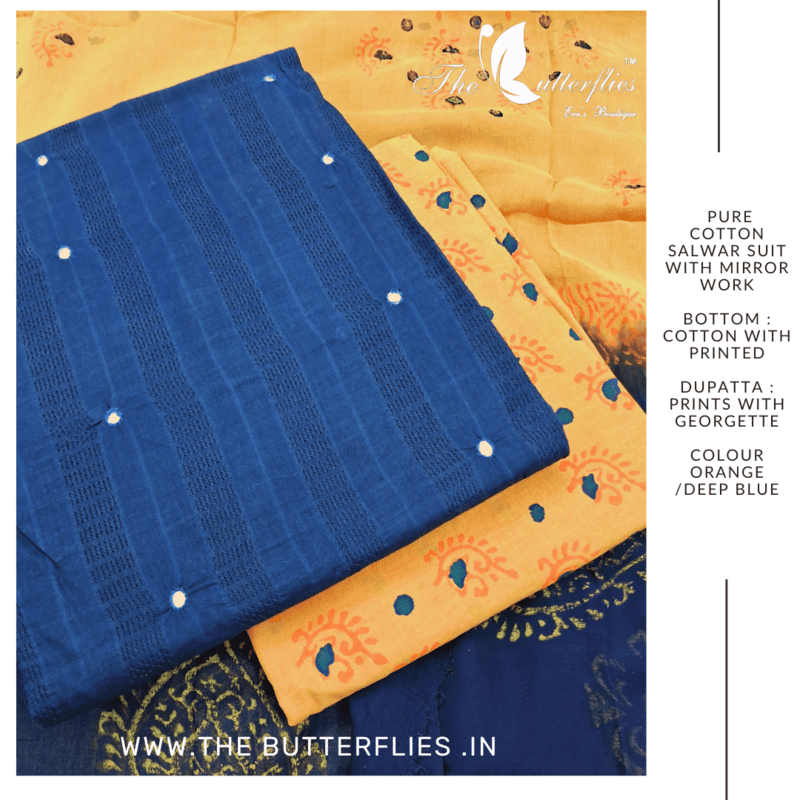 PURE COTTON SALWAR SUIT ORDCCOT23298