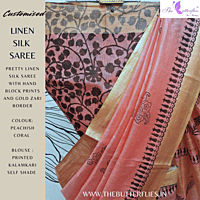 LINEN SILK SAREE YBRSLIN22120 LINEN SILK SAREE YBRSLIN22120