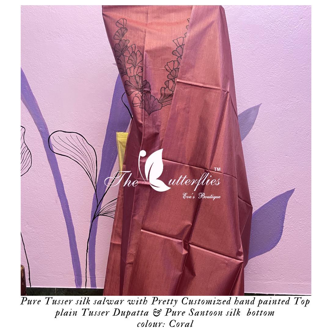 PURE TUSSER SILK SALWAR ANCCTRS24221