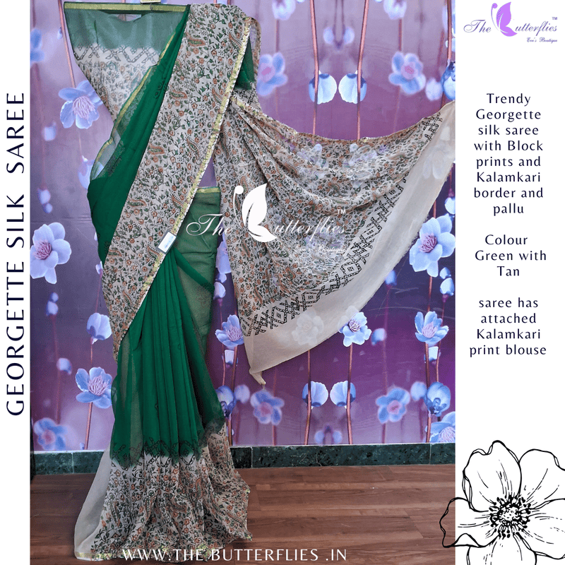 GEORGETTE SILK SAREE ORDSGRS24317 GEORGETTE SILK SAREE ORDSGRS24317