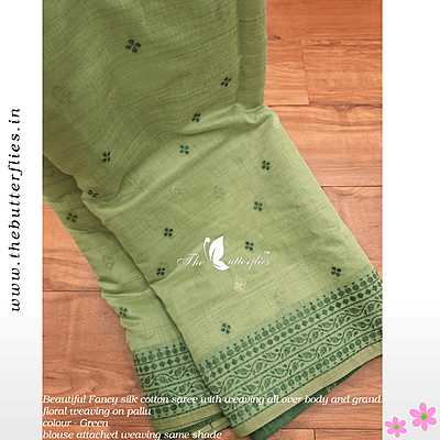 FANCY SILK COTTON SAREE MHTSSCS24359