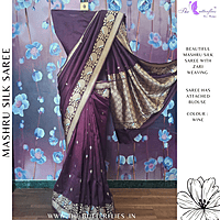 MASHRU  SILK SAREE  NISSBNS24479