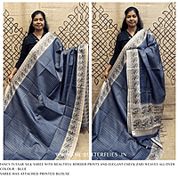 FANCY TUSSER SILK SAREE SFHSTSK24625 FANCY TUSSER SILK SAREE SFHSTSK24625