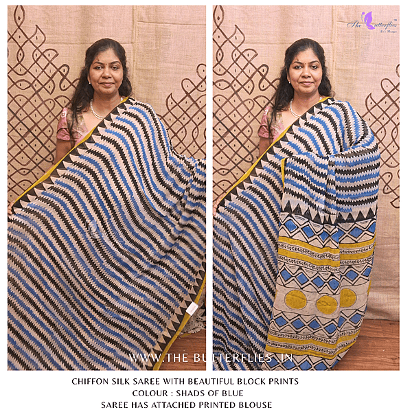 CHIFFON SILK SAREE ssgSGRS24771