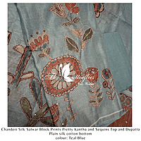CHANDERI SILK COTTON SALWAR SFHCCHA24809