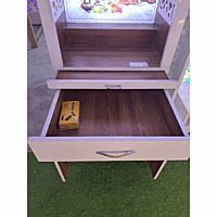 Shiv Parivar Mandir with Printed Acrylic and Storage Space - Sehrawat Brothers Shiv Parivar Mandir with Printed Acrylic and Storage Space - Sehrawat Brothers