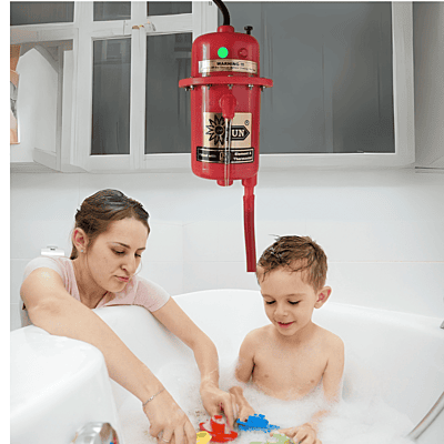 Yalli Sun Instant Water Heater 3KW Copper Coil - Portable Electric Geyser for Bathroom & Kitchen