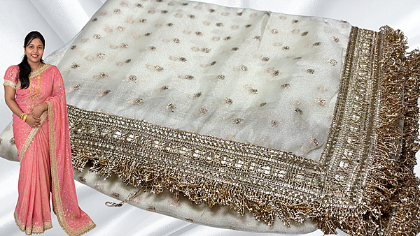 Tourist Butta Designer Trending Saree - White