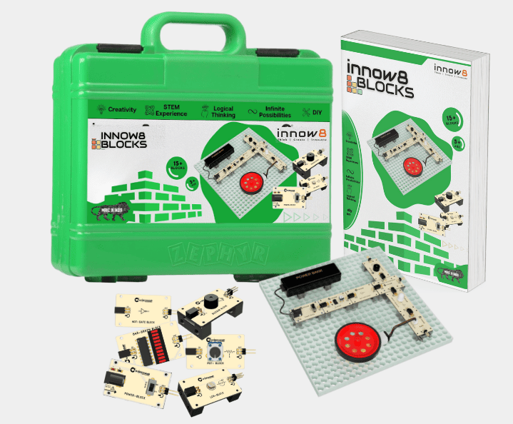 Innow8 Blocks | DIY STEM Kit with 14+ PCB Blocks | Learn Electronics & Build Unlimited Projects