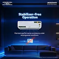 Acerpure Chill Neo 1 Ton 3 Star Inverter Split AC (2026 Model) | Energy Efficient 7-in-1 Convertible |Cools at 58°C | Ice Blast | 4 Ways swing | Copper Condenser | Self Cleaning | Dust Filter