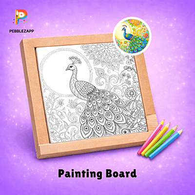 Royal Peacock Coloring