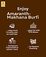Amaranth Nut Burfi - 200 g | with Jaggery | Vegan | Gluten Free