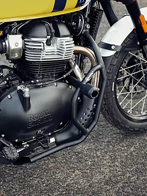 Legundary Thanos Crash Guard With Slider for Royal Enfield Bear 650 Legundary Thanos Crash Guard With Slider for Royal Enfield Bear 650