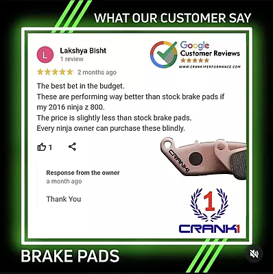 Crank1 CB976 Sintered Brake Pads