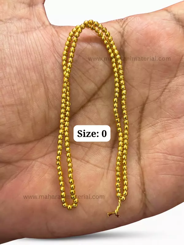 plain micro gold plated ball