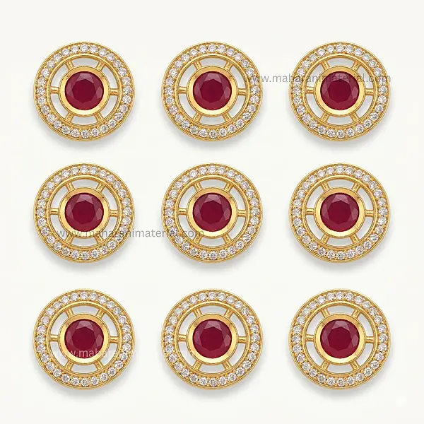 Diamond Kundan Round