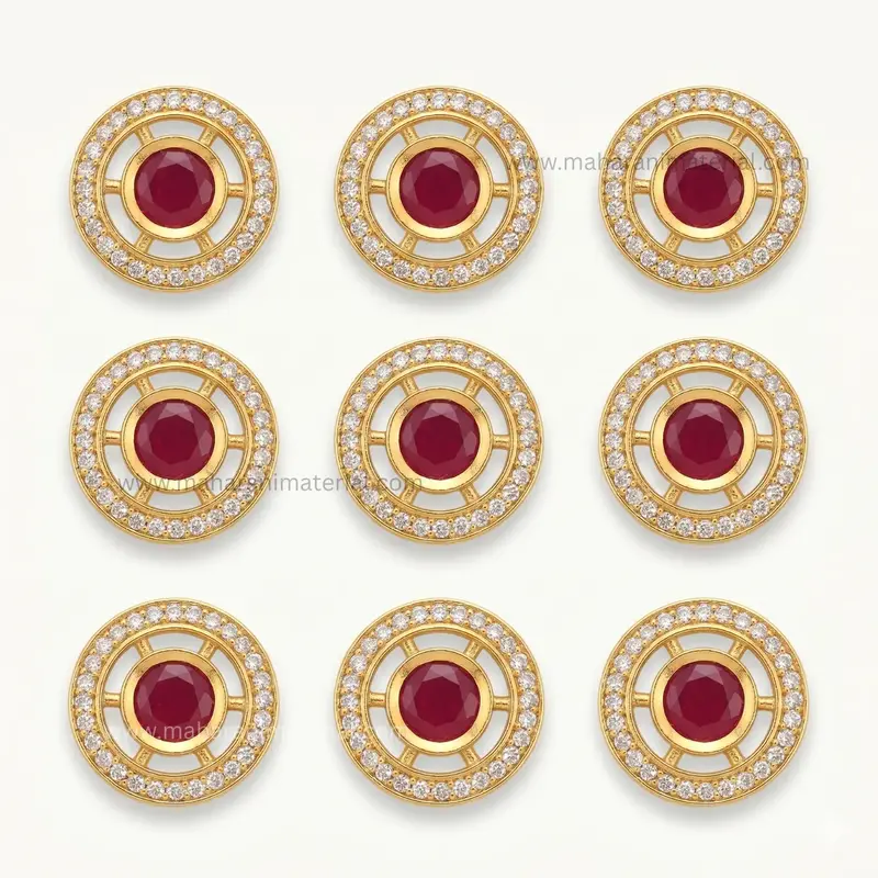 Diamond Kundan Round 