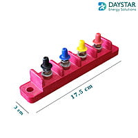 100AMP Standard Connection Plate, PCB Terminal Block For Electrical Panels 4 pole