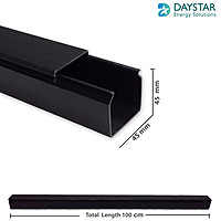 45mm X45mm X100cm PVC Black Cable Ducts/Trays
