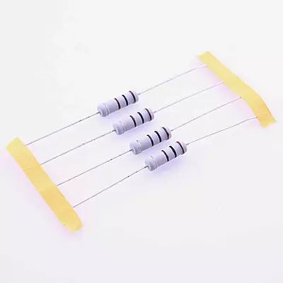 100 Ohm 2 Watt Carbon Film Resistor CFR – ±5% Tolerance Through-Hole PTH (Pack of 4)