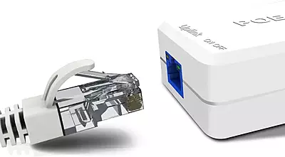 POE Extender 2 Port PoE-Powered Ethernet Switch Repeater 100m Lan Adapter