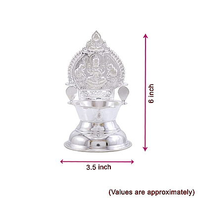 Silver Diya, Lamp & Vilakku | SRIMATHI JEWELLERS