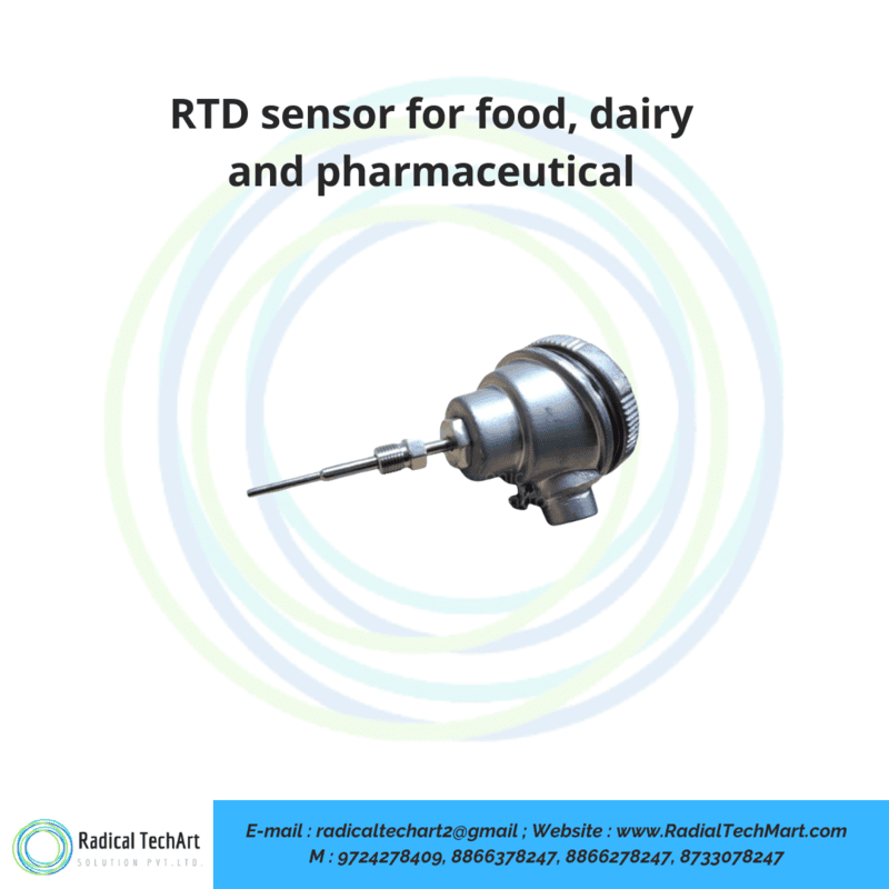 RTD sensor for food, dairy and pharmaceutical