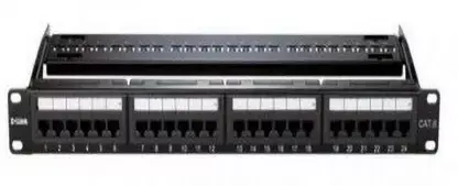 Cat6 UTP 24 Port Loaded Patch Panel Cat6 UTP 24 Port Loaded Patch Panel