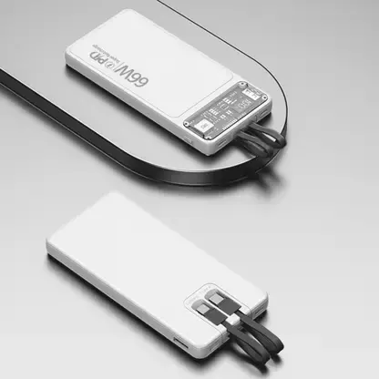 Champion 10000 mAh 22.5 W Compact  Size Power Bank  (White, Lithium Polymer, Fast Charging, Power Delivery 3.0, Quick Charge 3.0 for Mobile) Champion 10000 mAh 22.5 W Compact  Size Power Bank  (White, Lithium Polymer, Fast Charging, Power Delivery 3.0, Quick Charge 3.0 for Mobile)