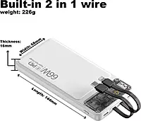 Champion 10000 mAh 22.5 W Compact  Size Power Bank  (White, Lithium Polymer, Fast Charging, Power Delivery 3.0, Quick Charge 3.0 for Mobile) Champion 10000 mAh 22.5 W Compact  Size Power Bank  (White, Lithium Polymer, Fast Charging, Power Delivery 3.0, Quick Charge 3.0 for Mobile)