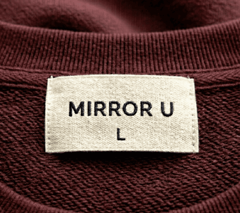 MAROON-FRENCH TERRY-OVERSIZED-T