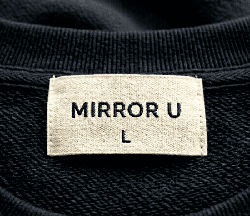 BLACK-FRENCH TERRY-REGULAR FIT-T