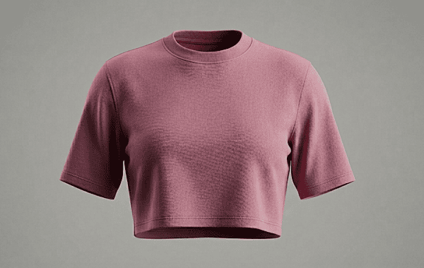 DUSKY PINK-CROP TOP