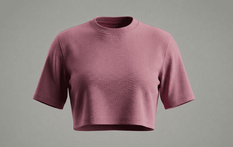 DUSKY PINK-CROP TOP